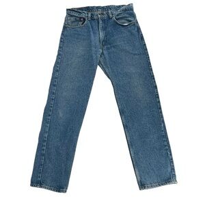 Levi's 505 Regular Fit Straight Leg Jeans Size 33 x 32 Men's